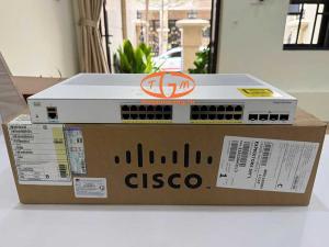 C1000-24P-4X-L Cisco Catalyst 1000 24 Ports GE PoE+ 195W, 4x10G SFP+, 128Gbps